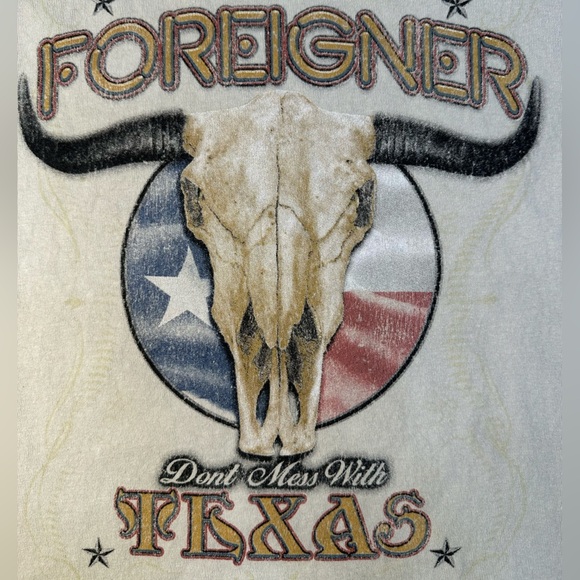 Foreigner Crop Vintage tee - Picture 7 of 8